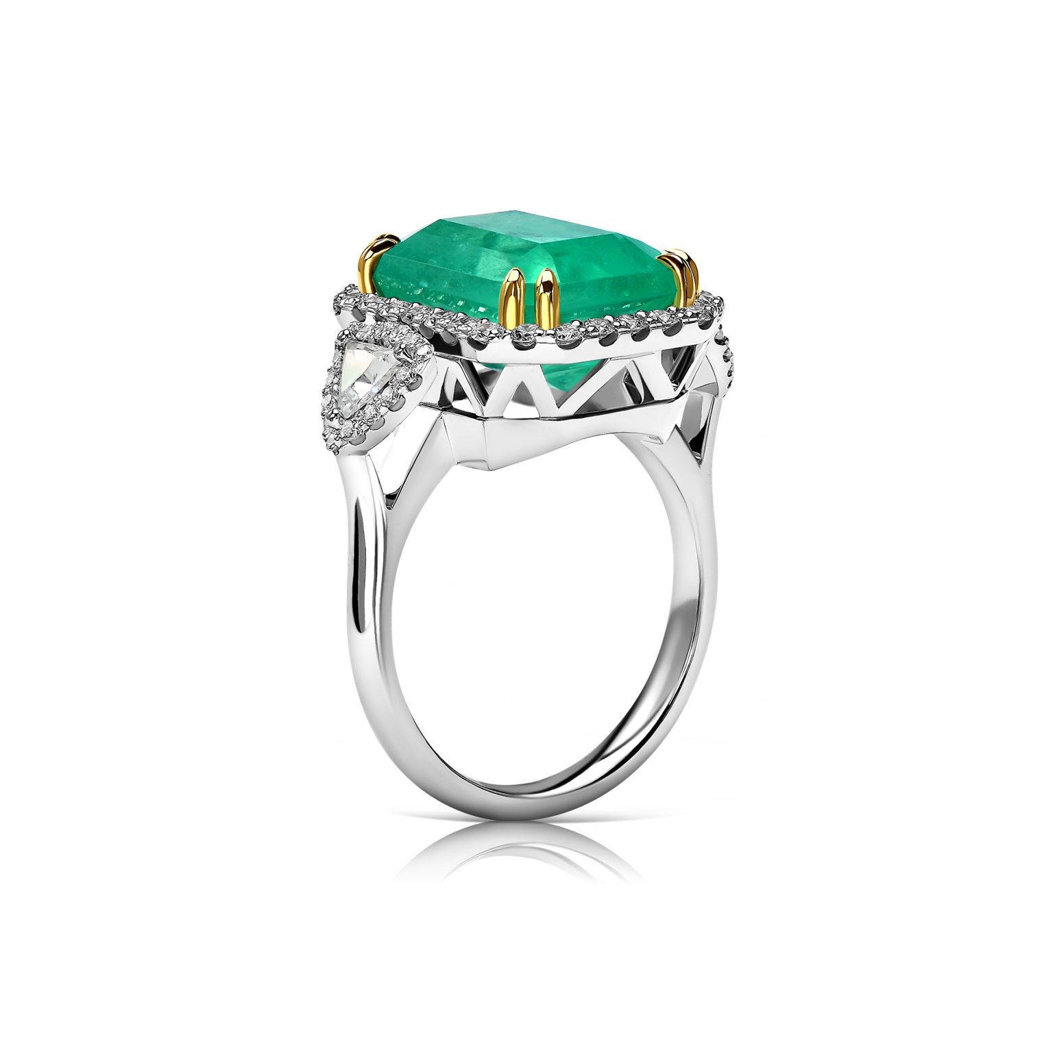 Emerald ring 6.99 ct