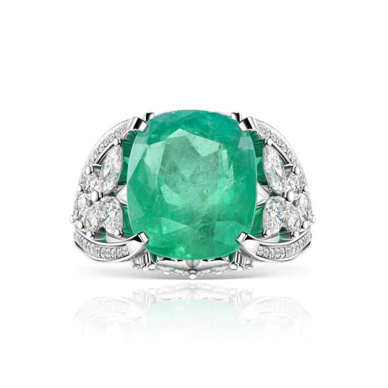 Emerald ring 8.51 ct