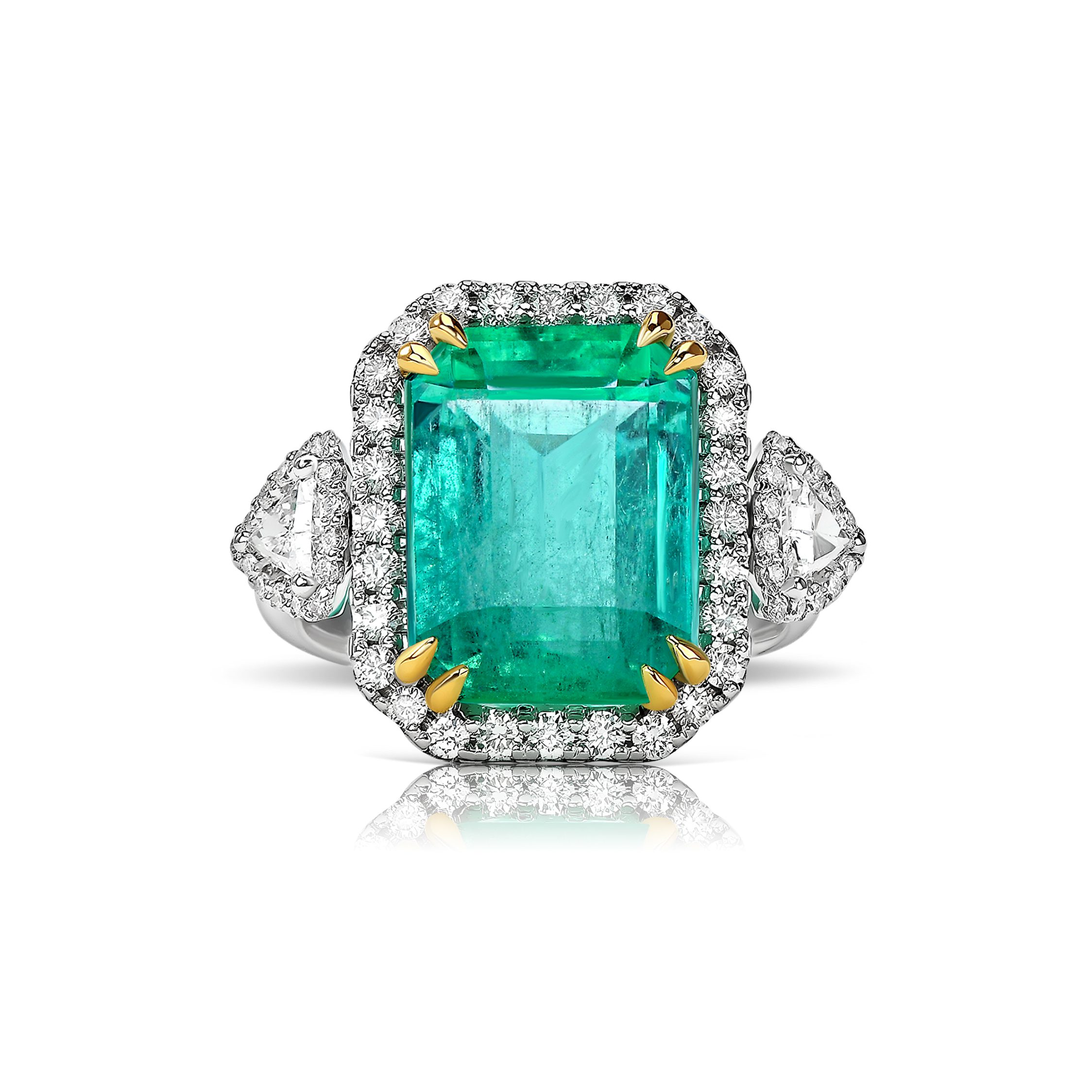 Emerald ring 6.99 ct #1