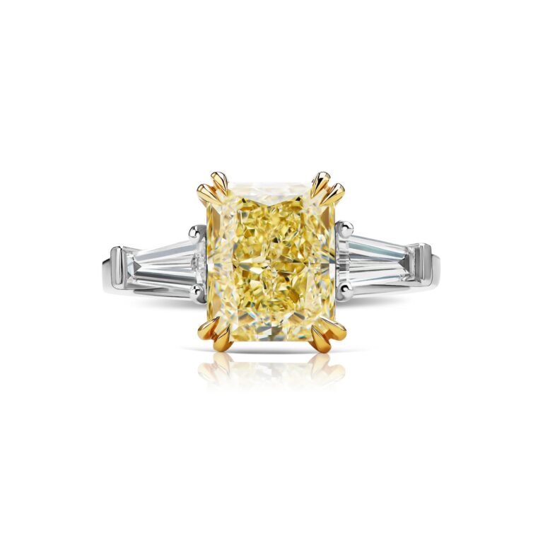 Yellow diamond ring 3.01 ct #1