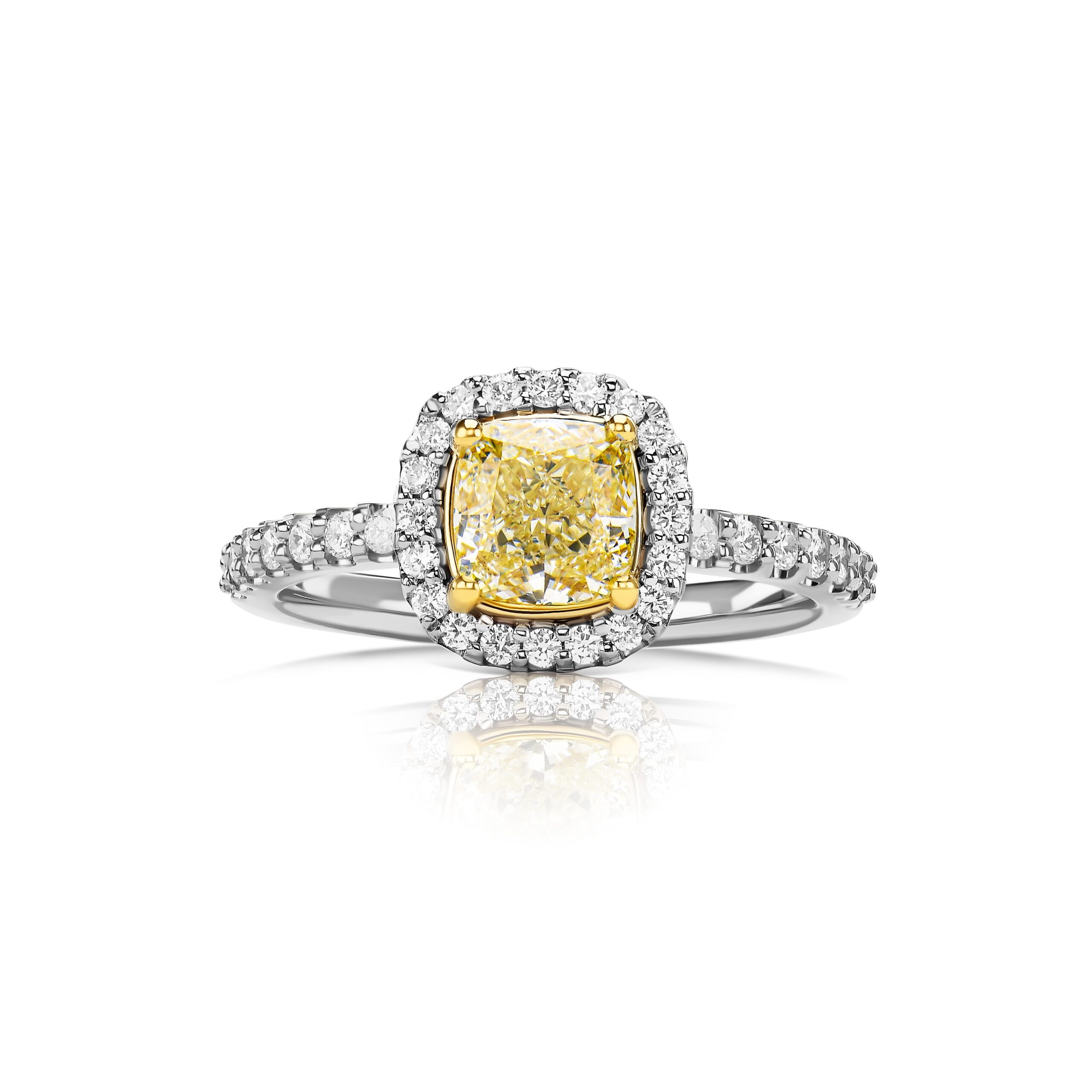 Yellow Diamond ring 1.23 ct #1