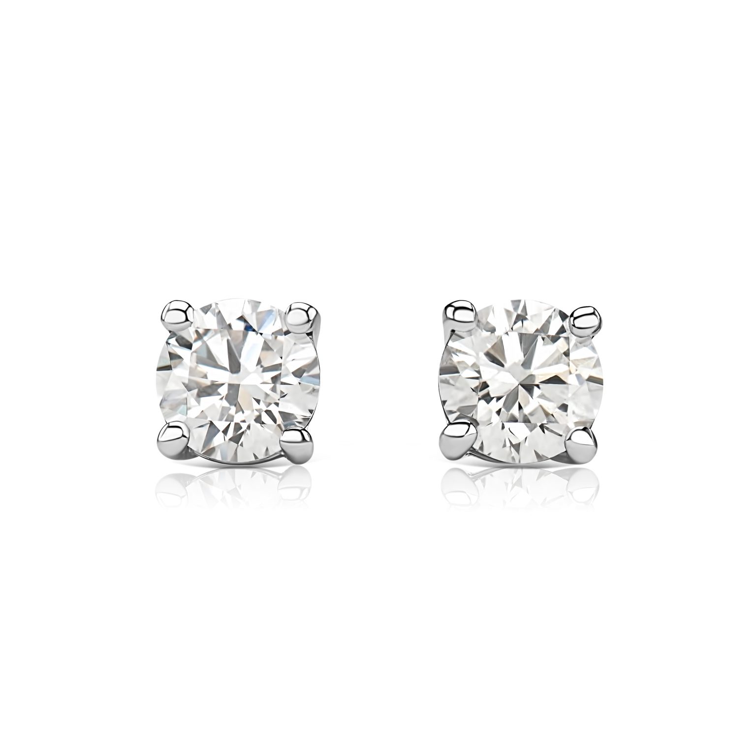Diamond stud earrings 0.50 ct
