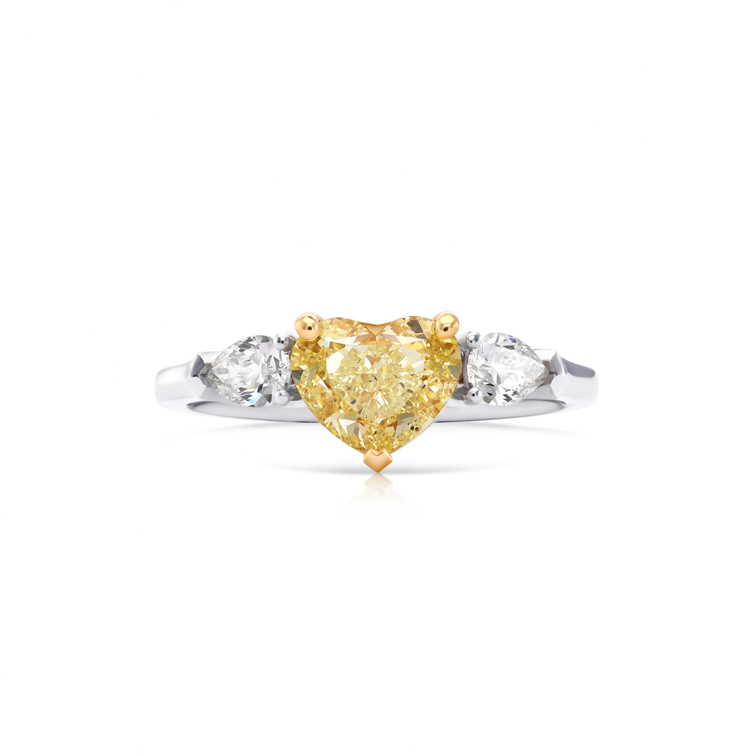 Yellow diamond ring 3.00 ct #1