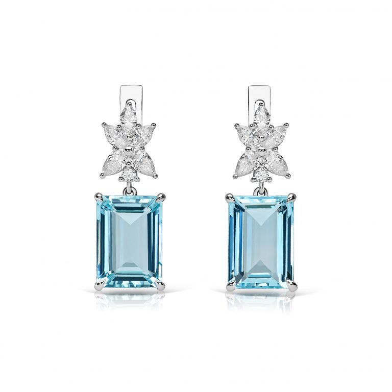 Aquamarine earrings 13.15 ct #1