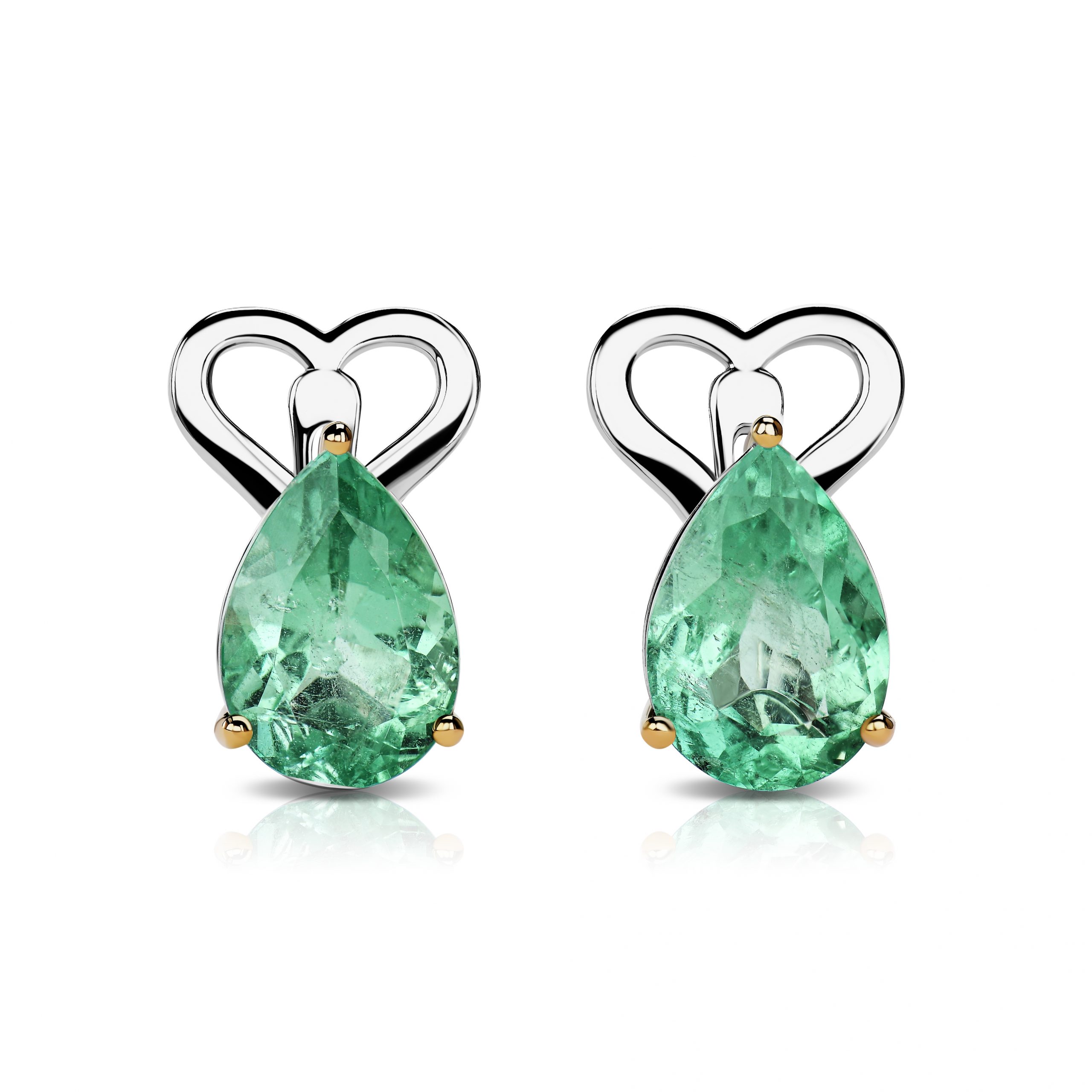 Emerald stud earrings 8.47 ct #1