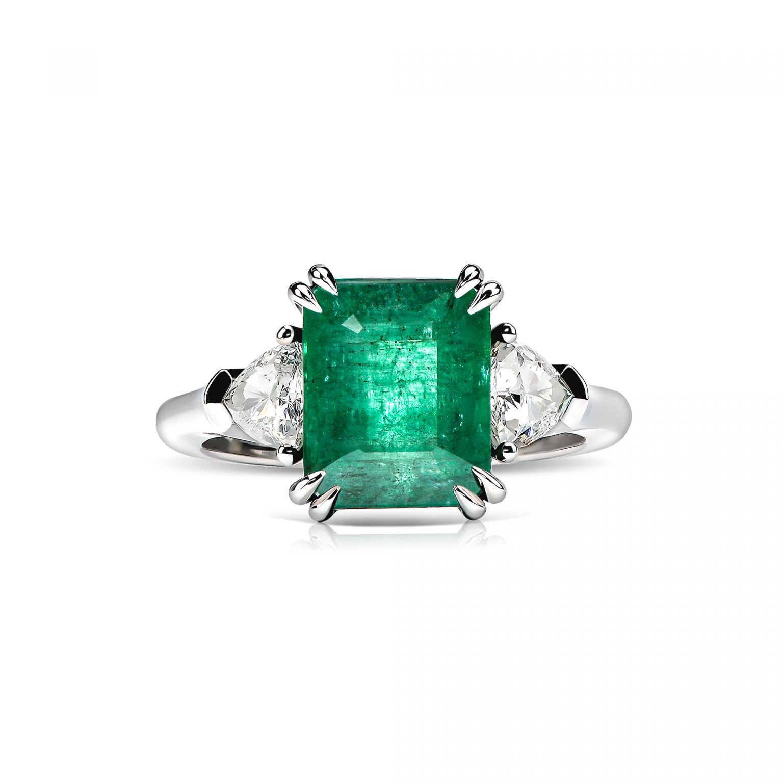 Emerald ring 4.28 ct