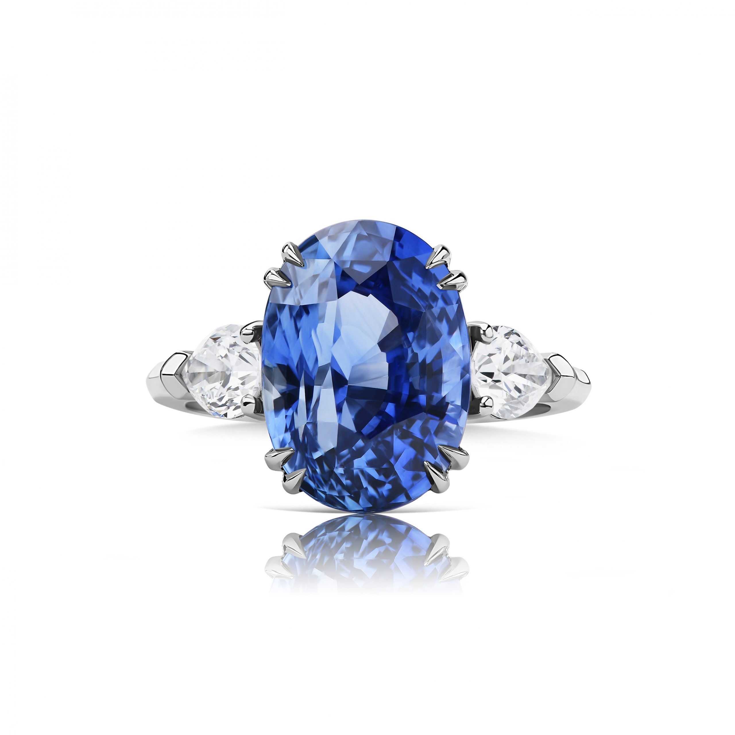 Sapphire ring 3.74 ct #1