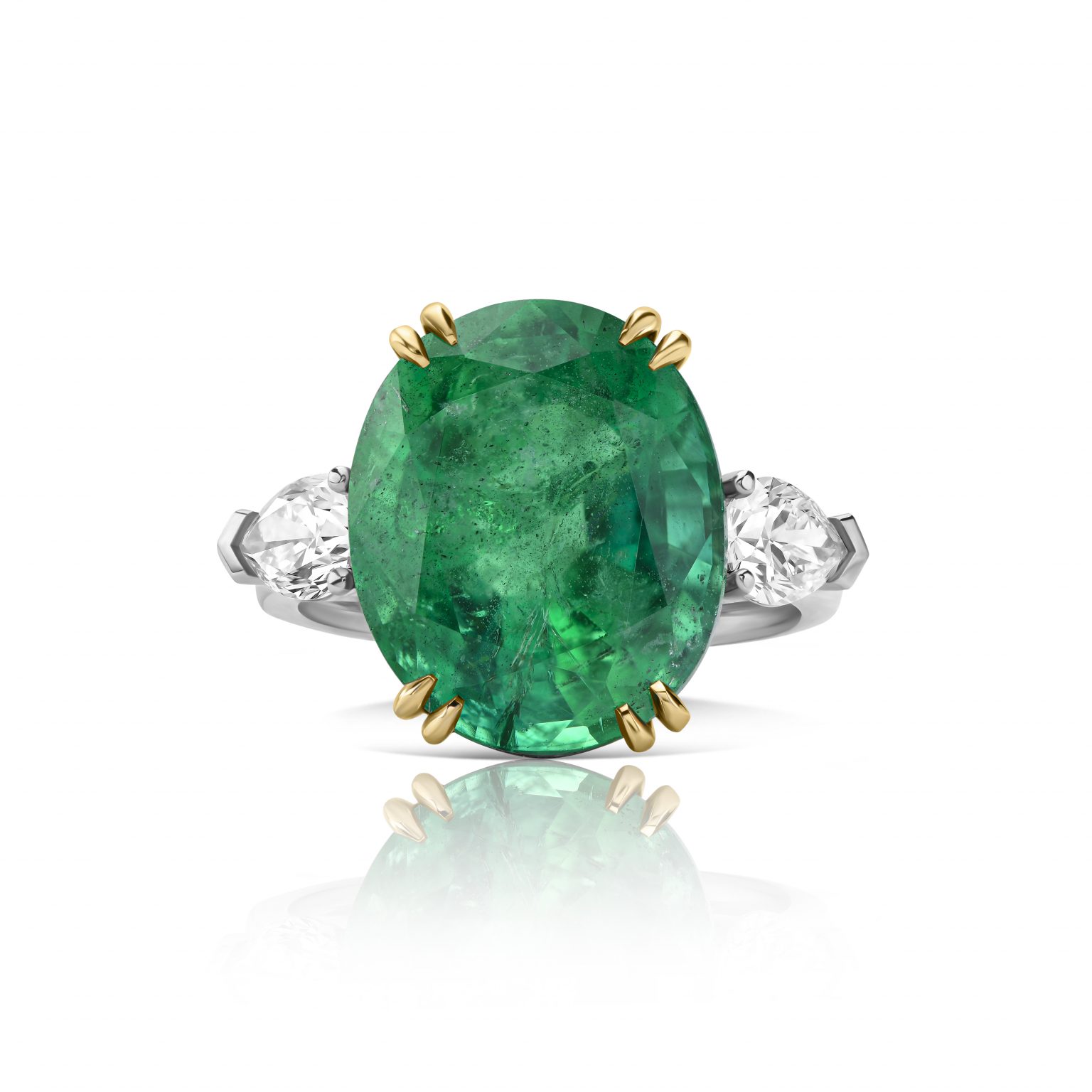 Emerald ring 4.38 ct