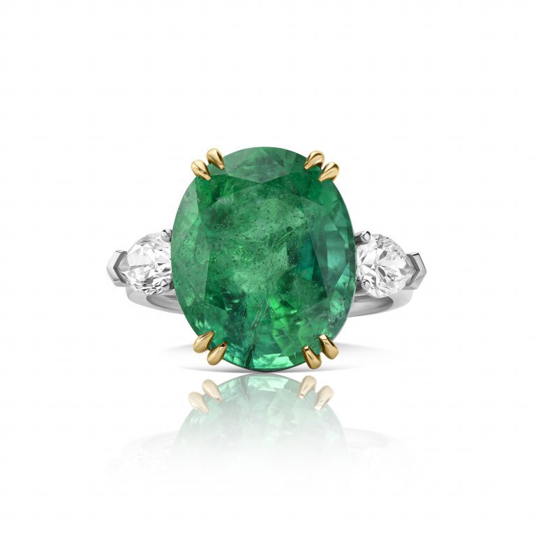 Emerald ring 4.38 ct #1