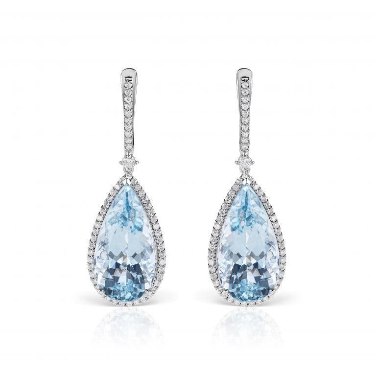 Aquamarine earrings 22.21 ct #1