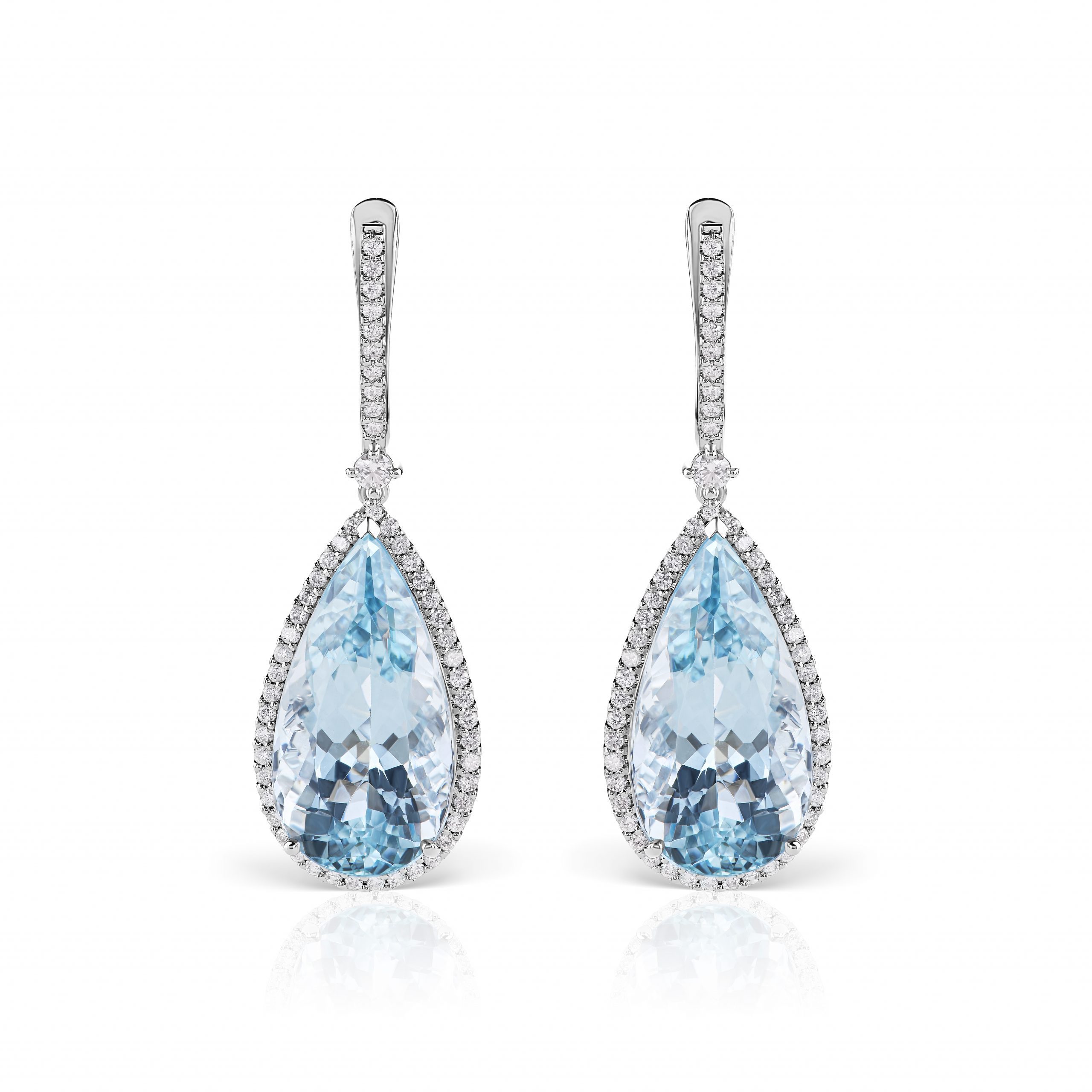 Aquamarine earrings 22.21 ct #1