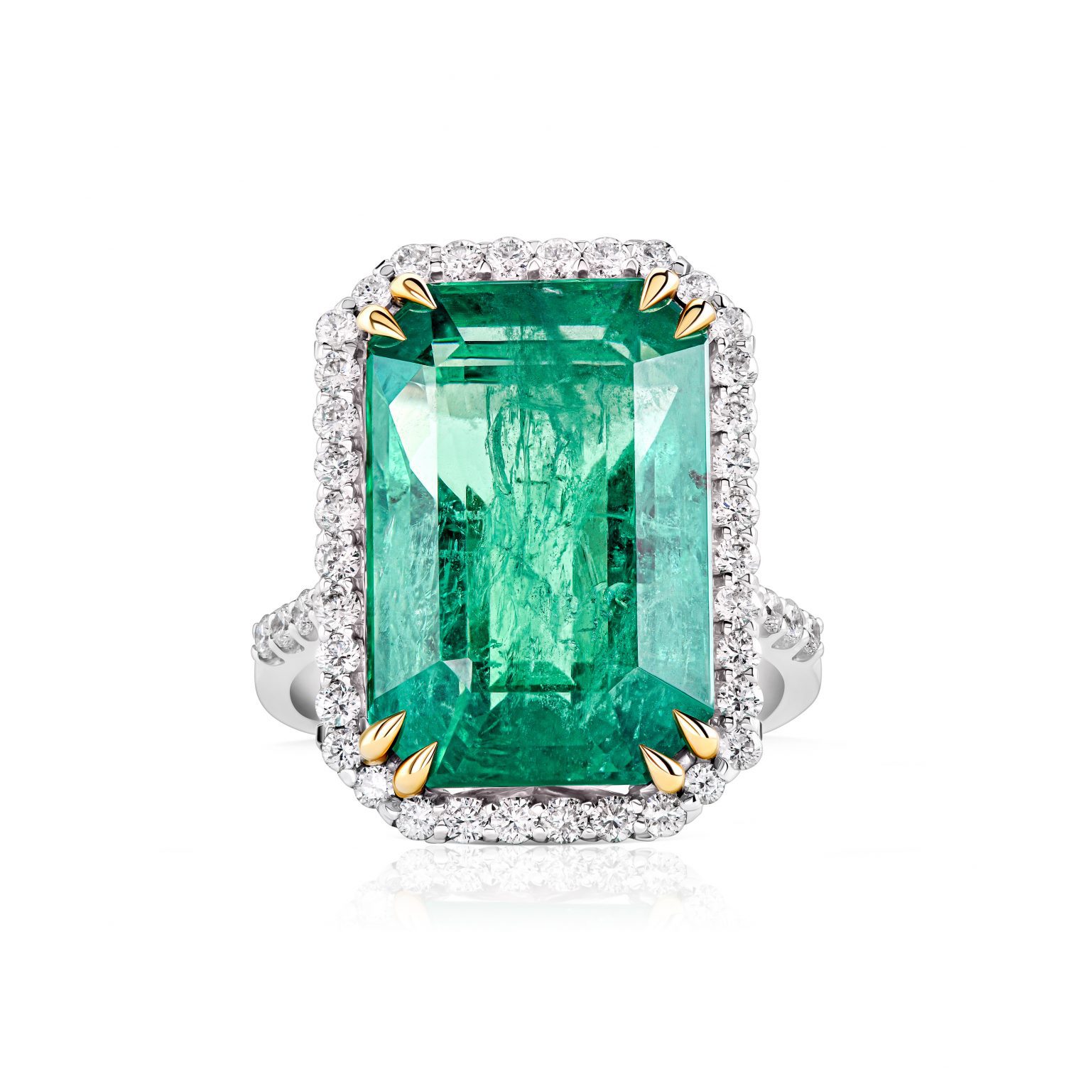 Emerald ring 13.08 ct