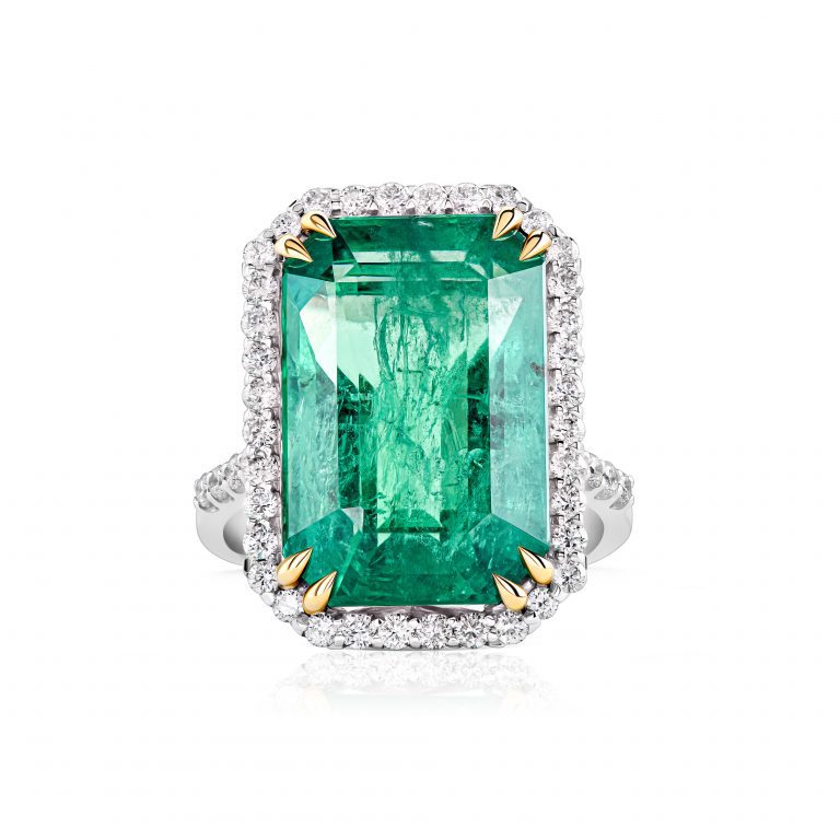 Emerald ring 13.08 ct #1