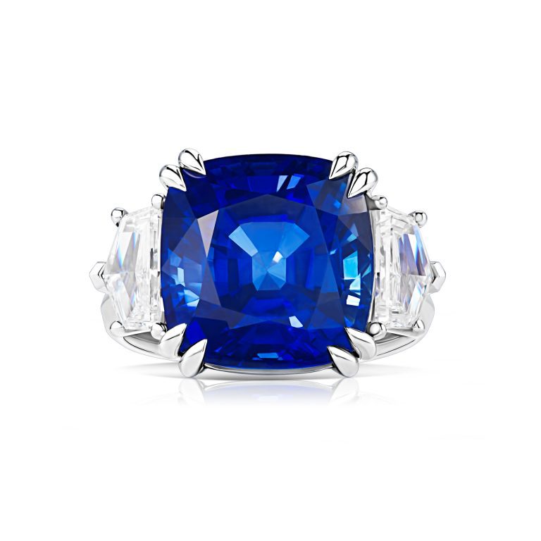 Sapphire ring 13.11 ct
