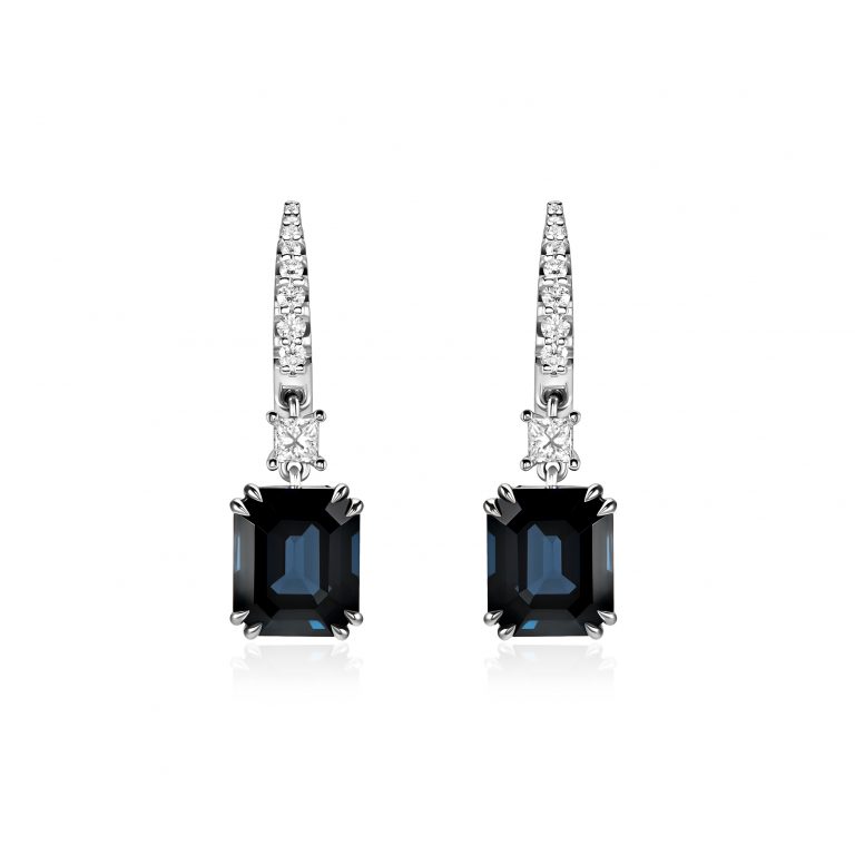 Spinel earrings with a total weight of 6 ct