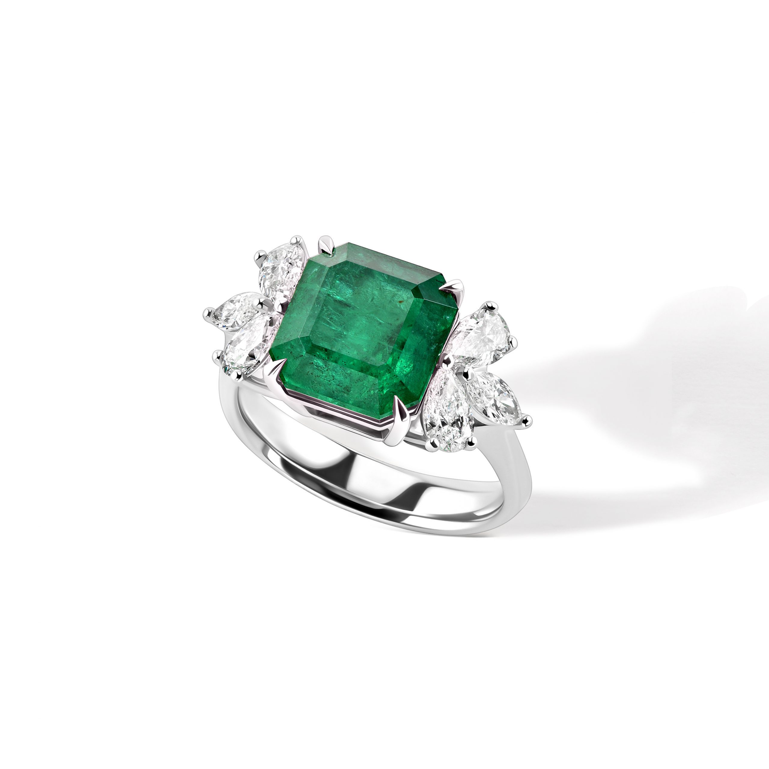 Emerald ring 5.06 ct #2