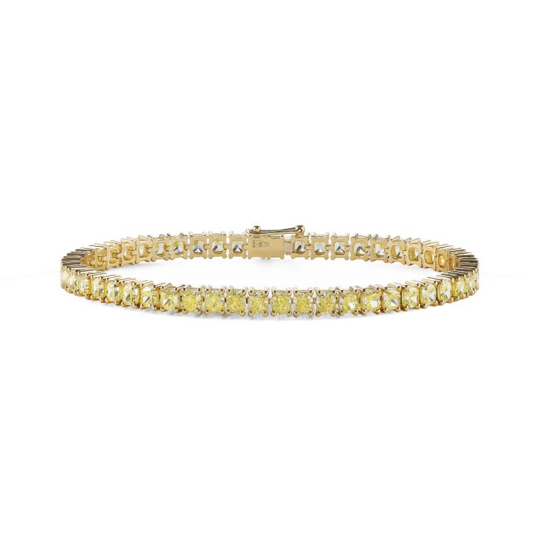 Yellow Diamond bracelet 9.019 ct