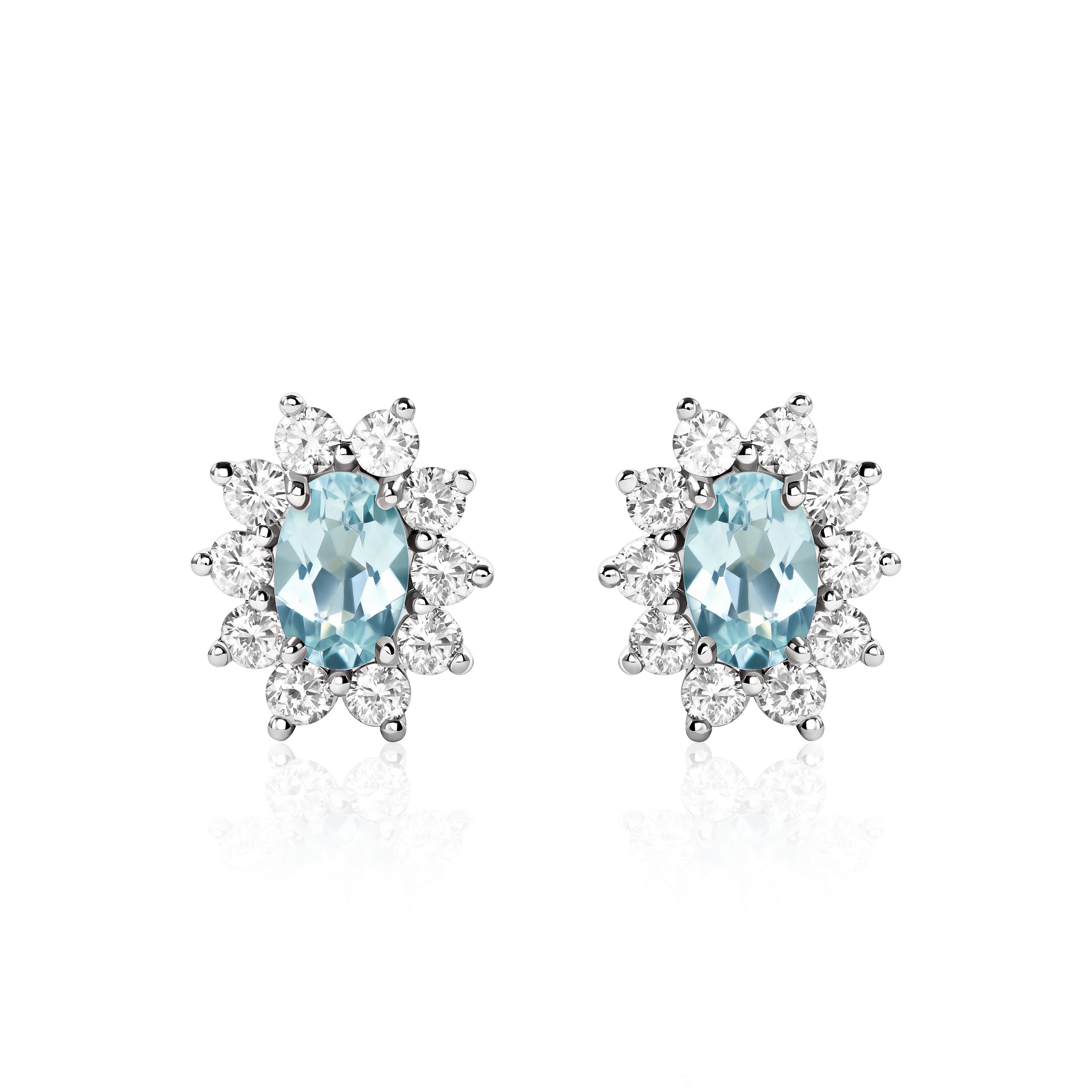 Paraiba tourmaline stud earrings with a total weight of 2.47 ct #1