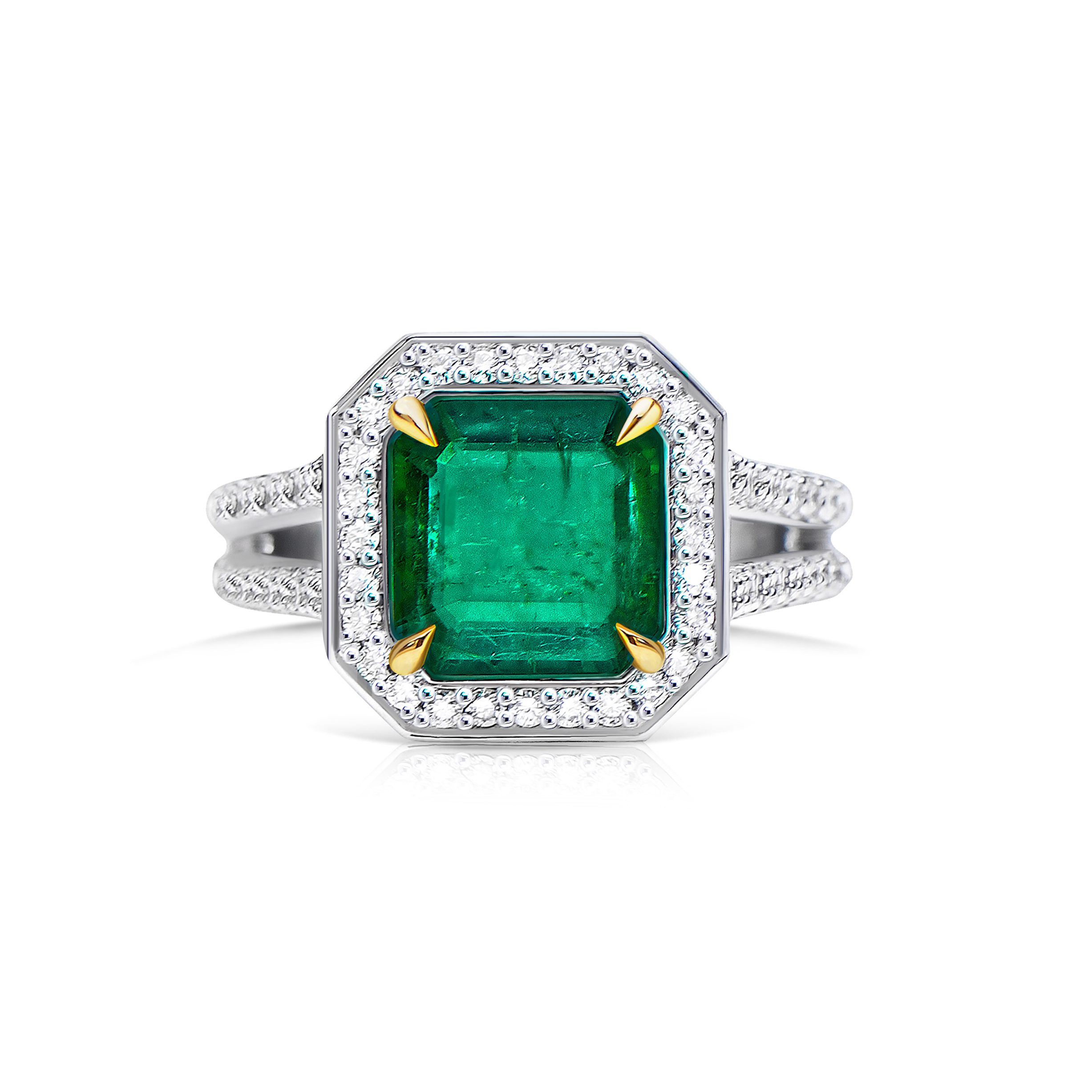 Emerald ring 3.19 ct #1