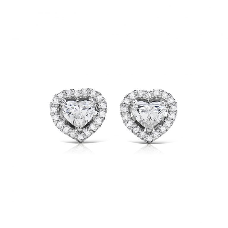 Diamond stud earrings-transformers with a total weight of 2.27 ct #1