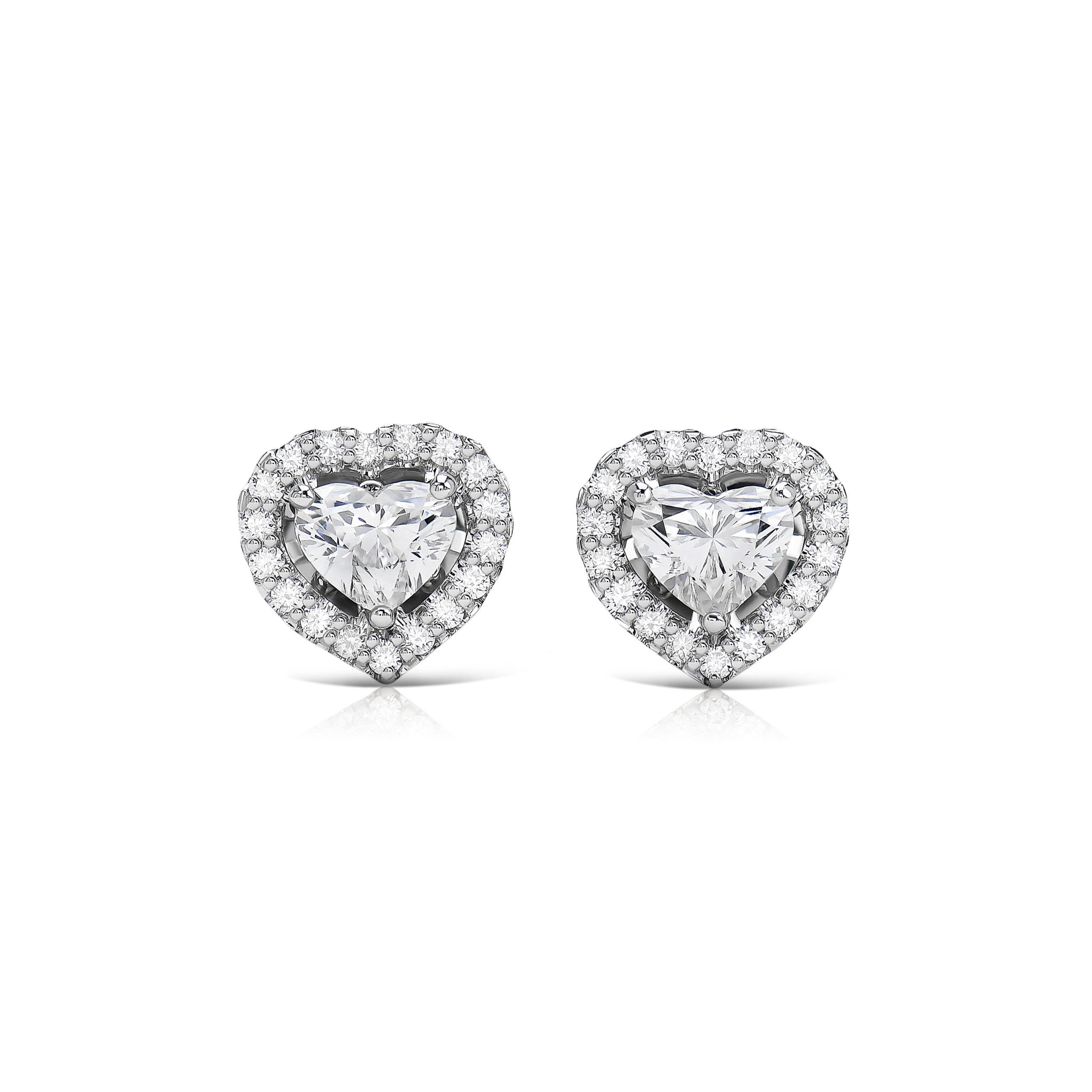Diamond stud earrings-transformers with a total weight of 2.27 ct #1