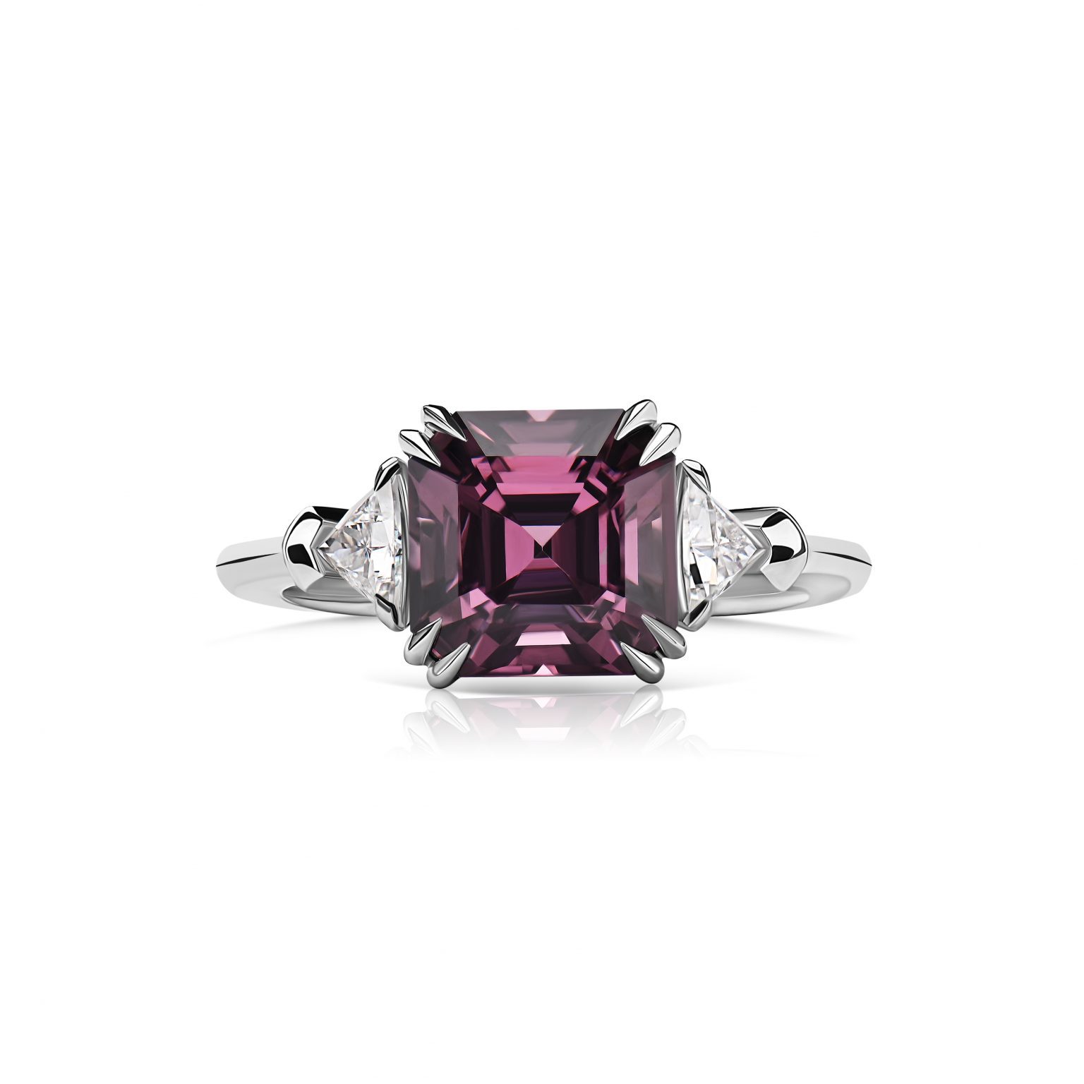 3.77 ct Spinel Octagon Ring