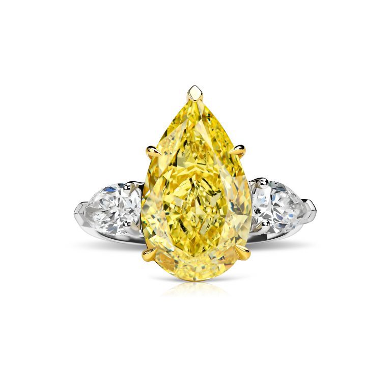 Yellow diamond ring 2.26 ct #1