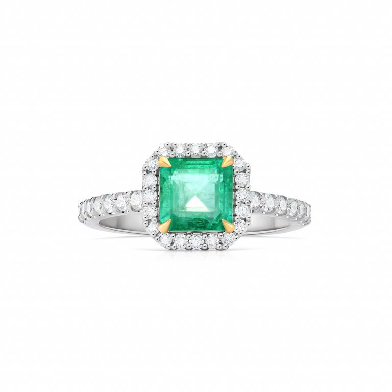 Emerald ring 1.57 ct