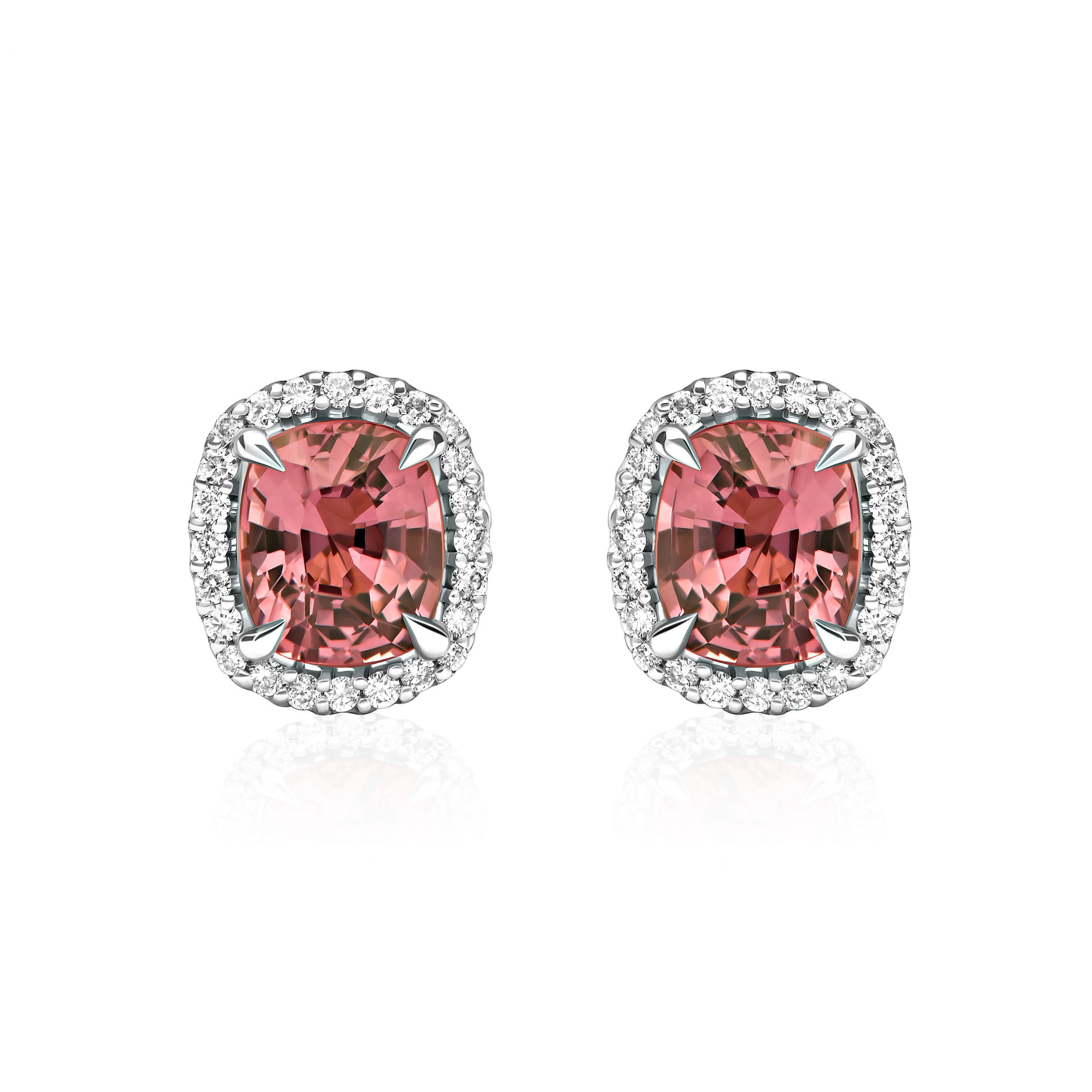 Spinel stud earrings with a total weight of 2.16 ct #1