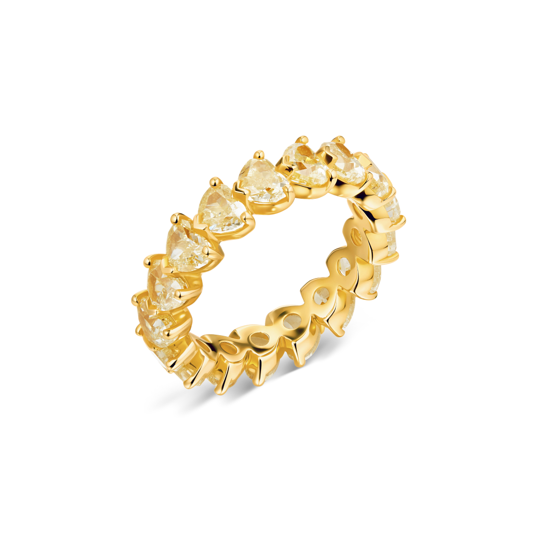 Yellow diamond 5.47 ct Ring