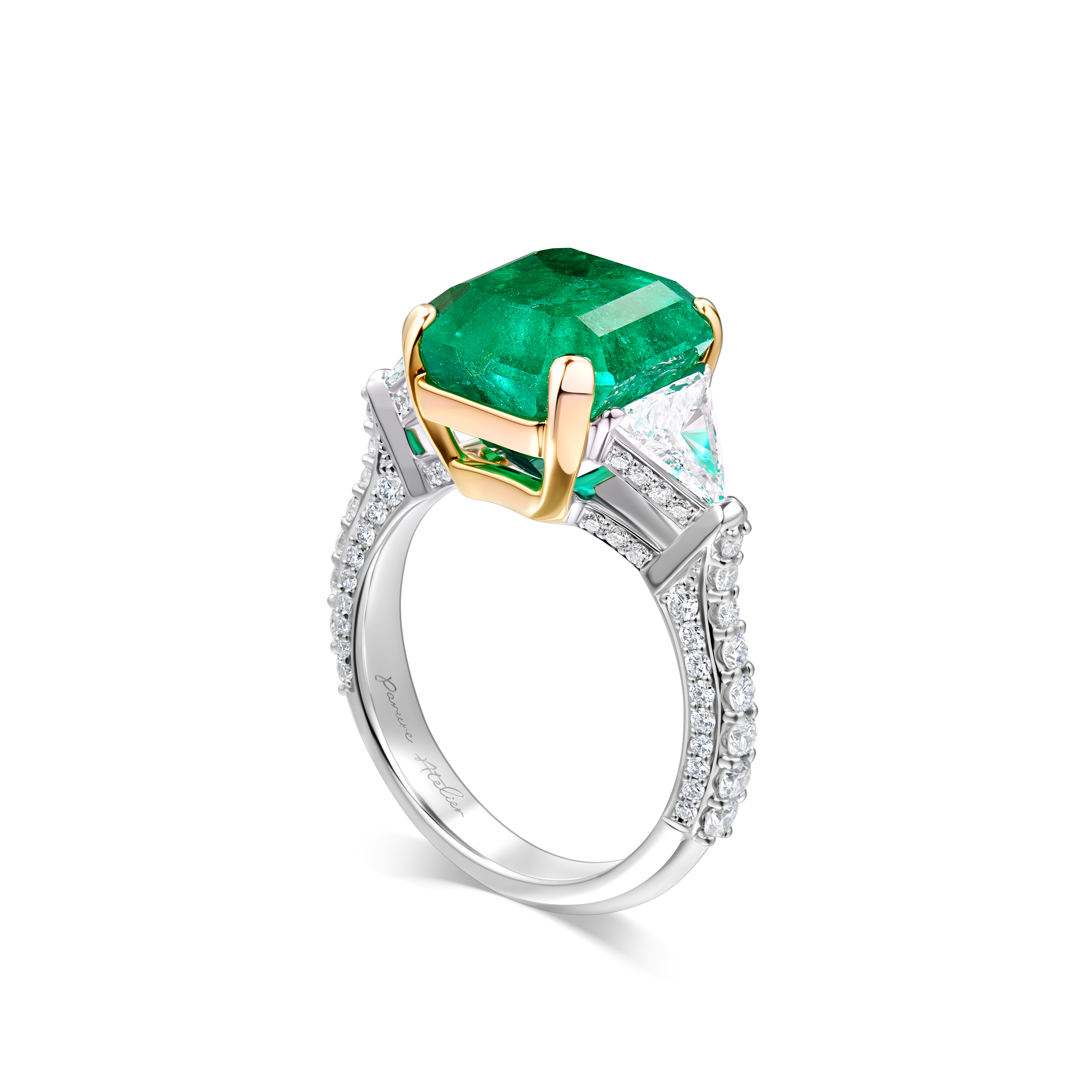 Octagon Emerald Ring #2