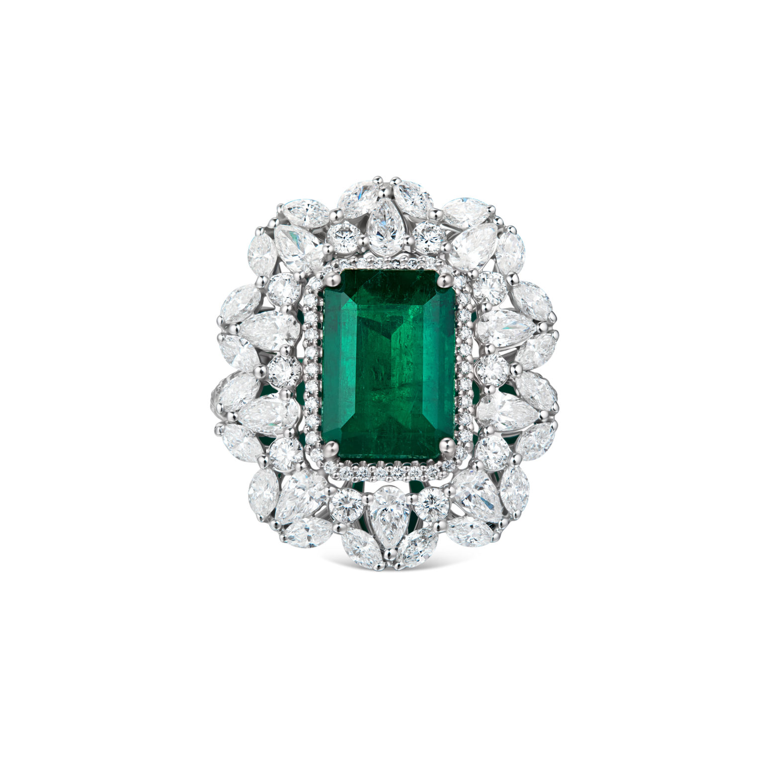 Verdant Elegance Emerald Ring