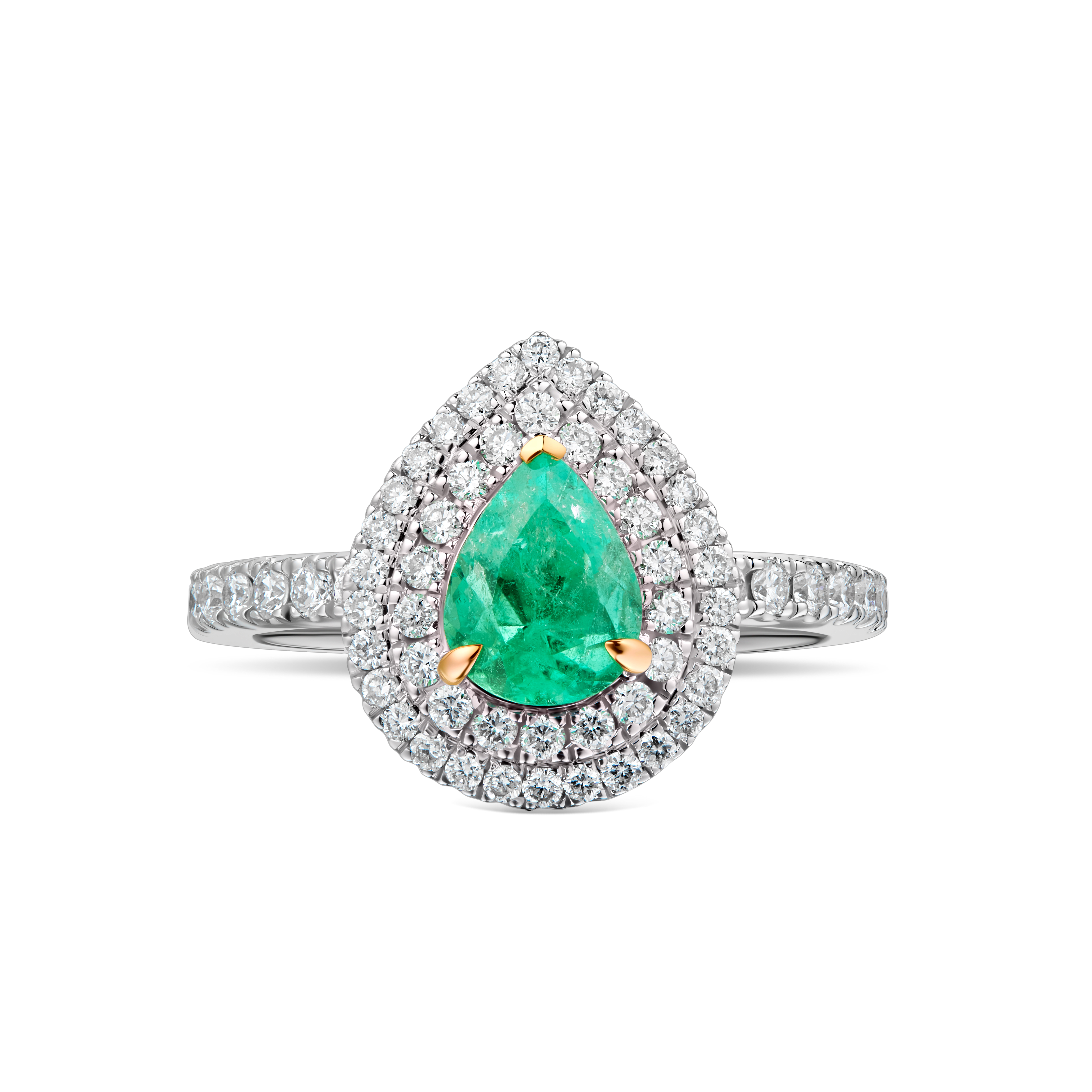 Emerald Pear Ring #1
